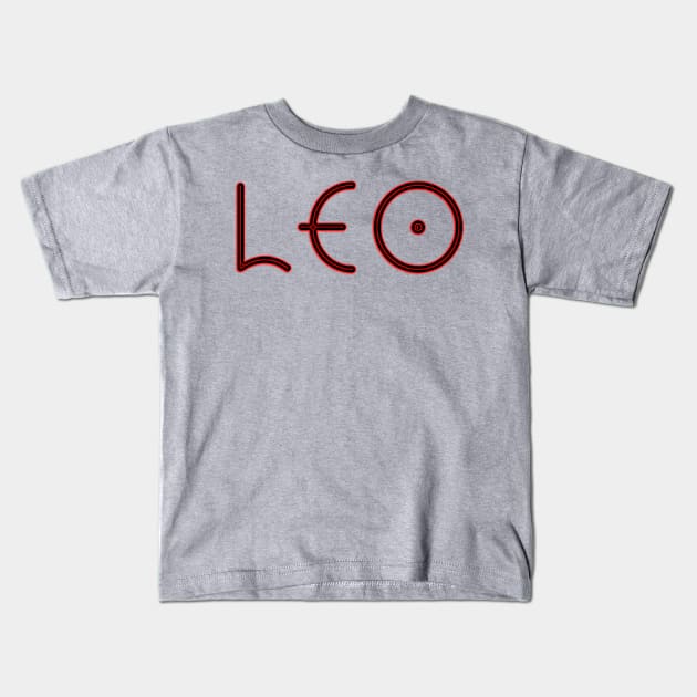 Leo Kids T-Shirt by Zodiac Syndicate